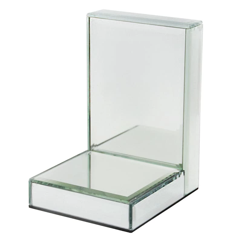 1-Piece Mirrored Bookend, 6" 2 1-Piece Mirrored Bookend, 6" - Image 2