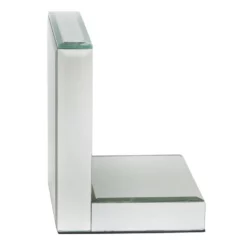 1-Piece Mirrored Bookend, 6"