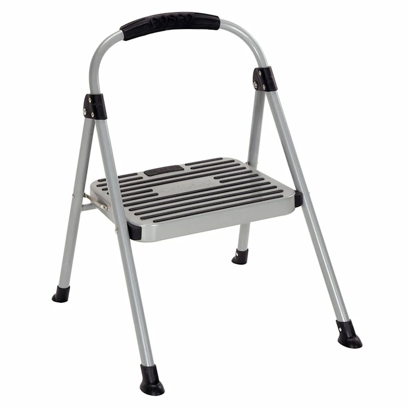 1-Step Cosco Grey Metal Step Ladder 1 1-Step Cosco Grey Metal Step Ladder