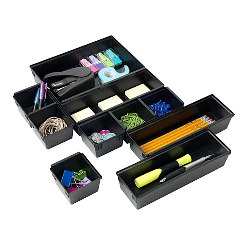 10-Piece Black Interlocking Set 1 10-Piece Black Interlocking Set