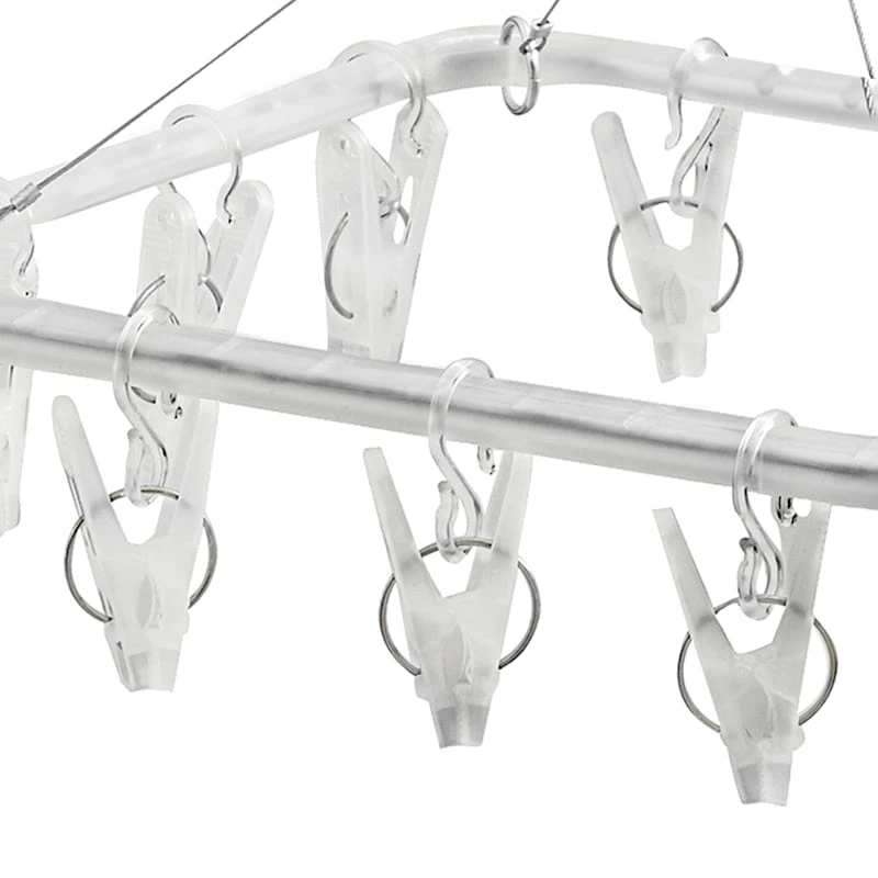 12-Clip Accessory Dryer, White 2 12-Clip Accessory Dryer, White - Image 2