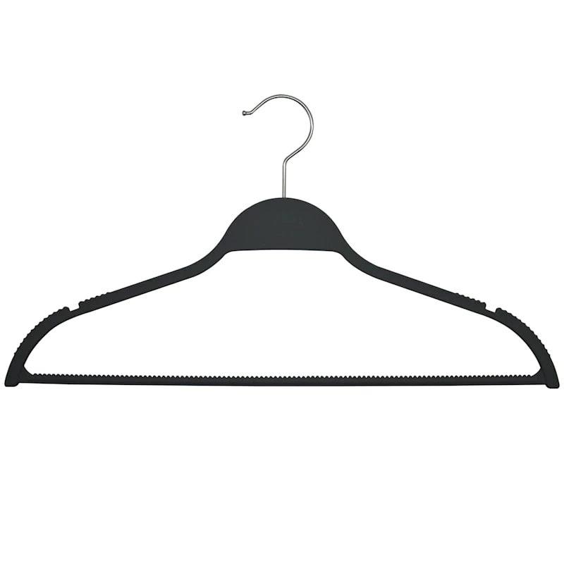12-Piece Non-Slip Suit Hanger, Grey 2 12-Piece Non-Slip Suit Hanger, Grey - Image 2