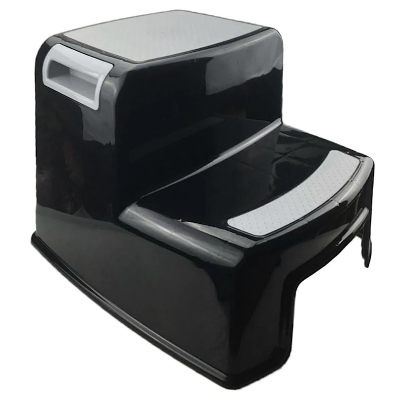 2-Fold Black & Grey Step Stool 1 2-Fold Black & Grey Step Stool
