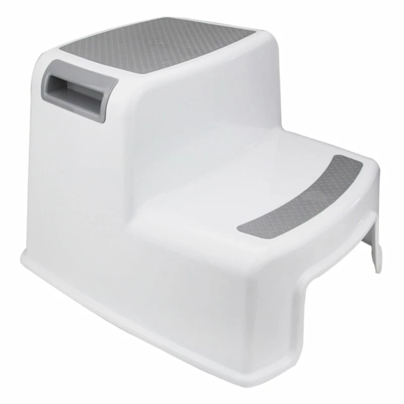 2-Fold Grey & White Step Stool 1 2-Fold Grey & White Step Stool