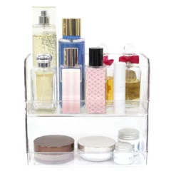 2-Piece Clear Stackable Storage Bin, Small 5 2-Piece Clear Stackable Storage Bin, Small -Storage Sales Store 2 piece clear stackable storage bin small 2