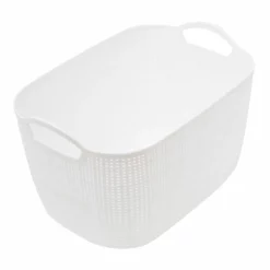 2-Piece Jute-Look Storage Basket, Large