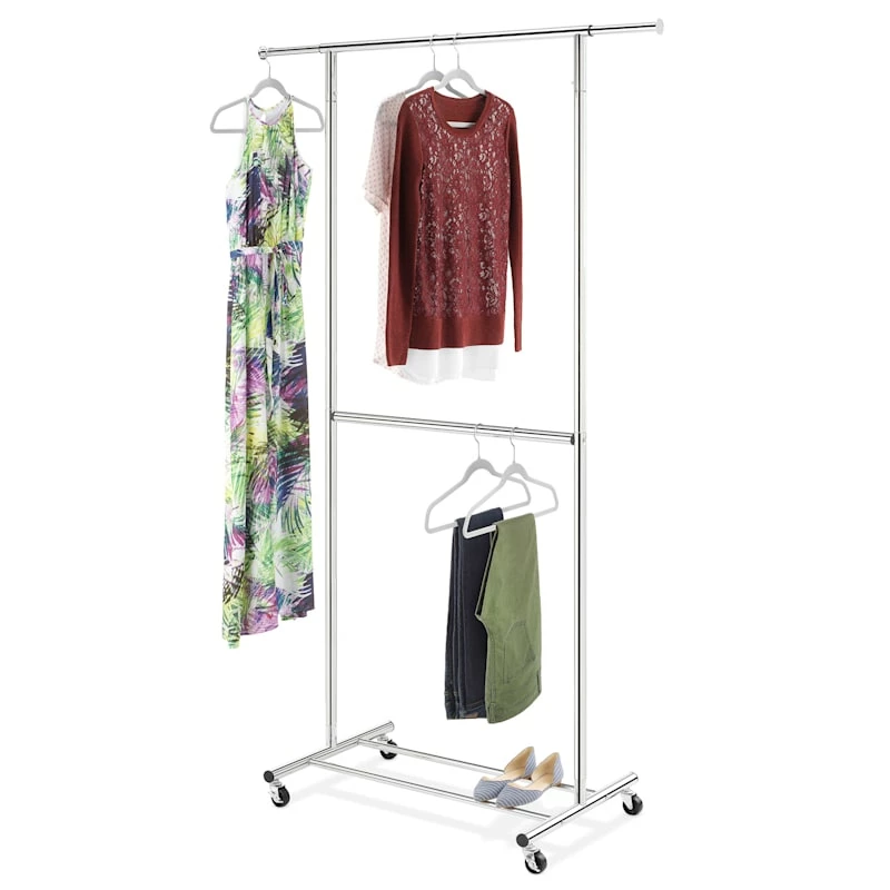 2-Rod Extendable Garment Rack 2 2-Rod Extendable Garment Rack - Image 2