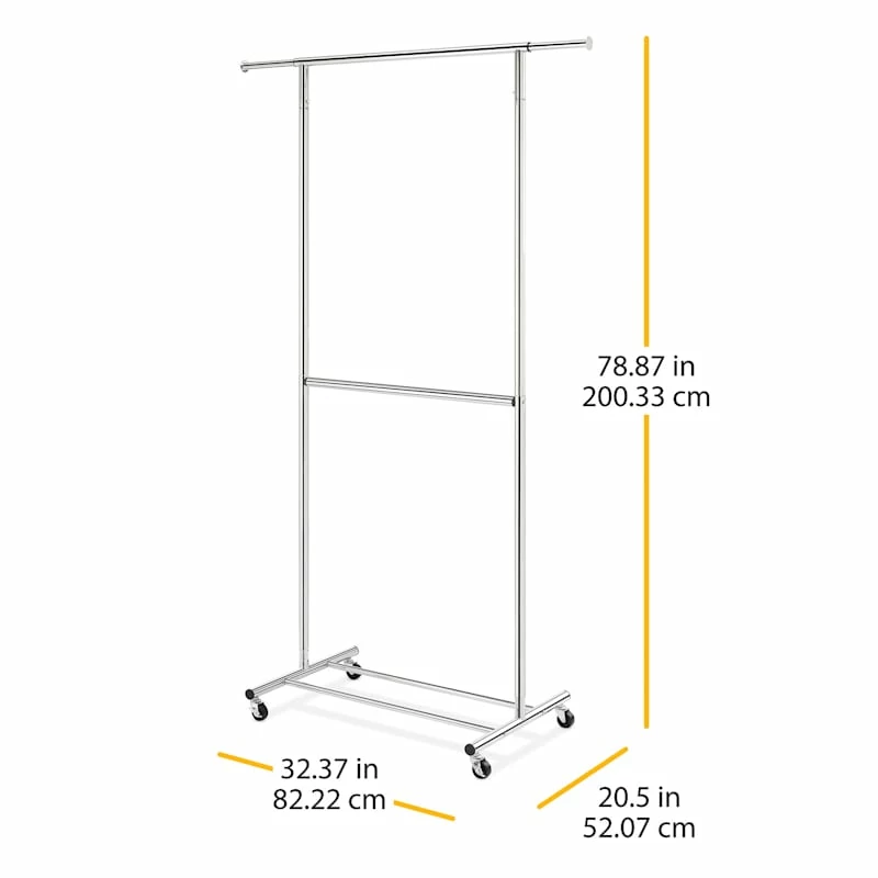 2-Rod Extendable Garment Rack 5 2-Rod Extendable Garment Rack - Image 5