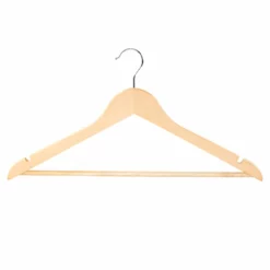 20-Piece Suit Hanger, Natural Wooden