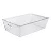 26l Lisse Clear Bin With Lid