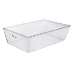 26l Lisse Clear Bin With Lid
