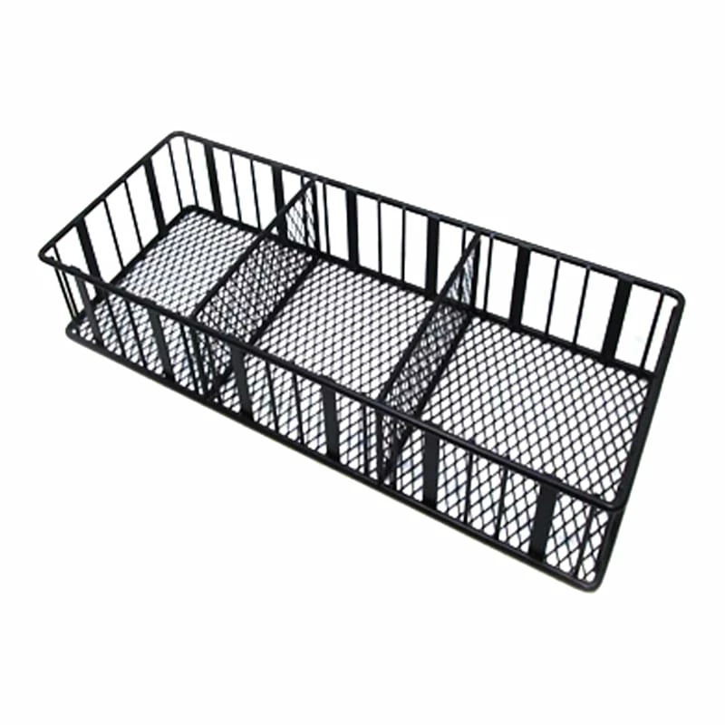 3-Part Juno Black Metal Beauty Tray 1 3-Part Juno Black Metal Beauty Tray