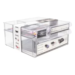 3-Piece Deep Starter Set Home Storage Bin Set