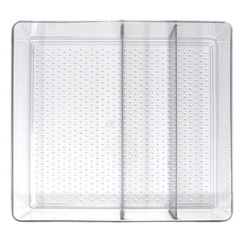3-Section Clear Drawer Storage Bin 1 3-Section Clear Drawer Storage Bin