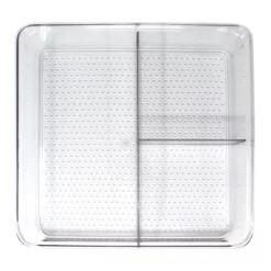 3-Section Clear Storage Bin, Large