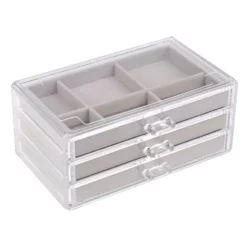 3-Tier Acrylic Drawer Jewelry Organizer