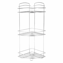 3-Tier Grey Metal Spa Tower