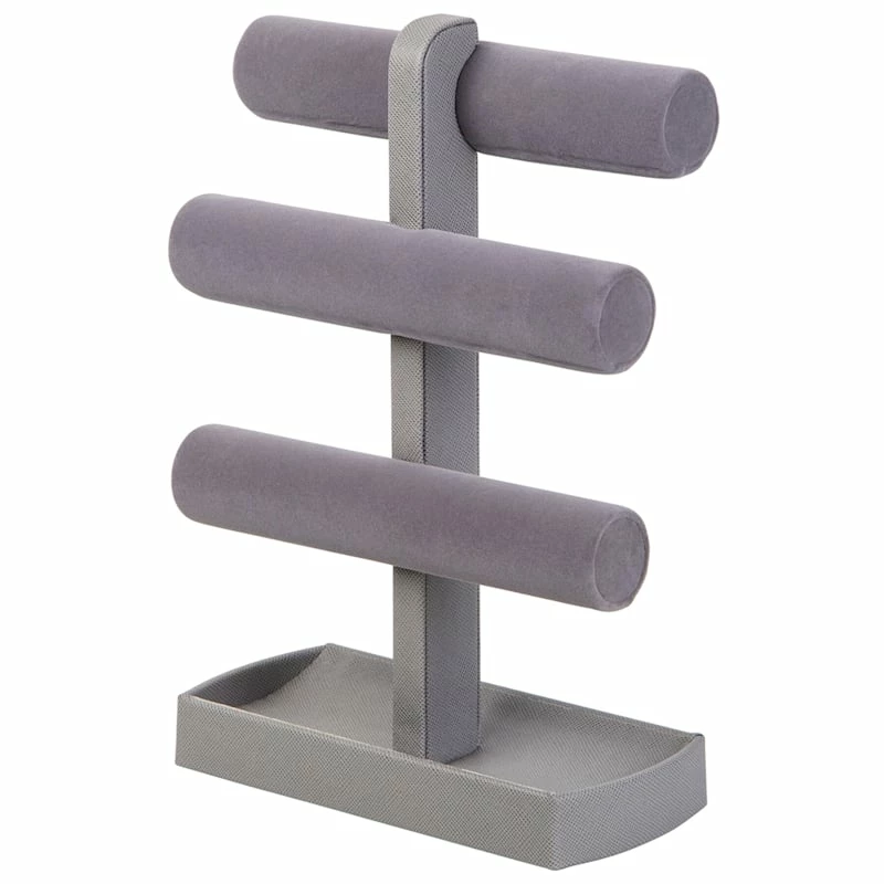 3-Tier Jewelry Bar, Grey 1 3-Tier Jewelry Bar, Grey