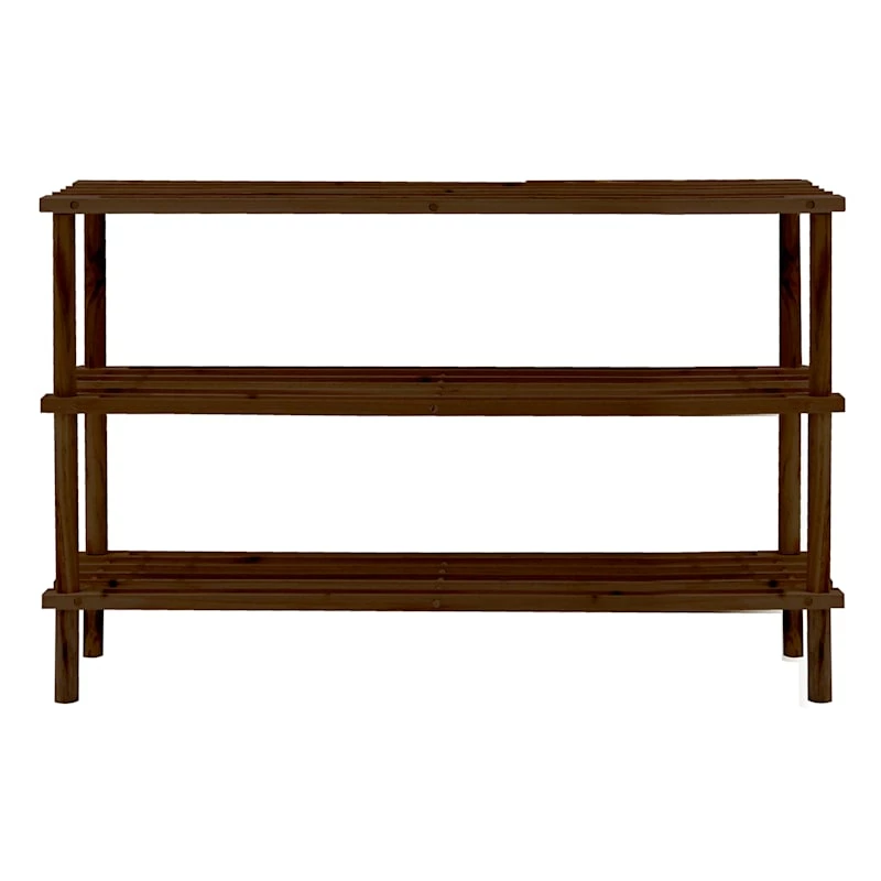 3-Tier Wood Shoe Rack Espresso 1 3-Tier Wood Shoe Rack Espresso
