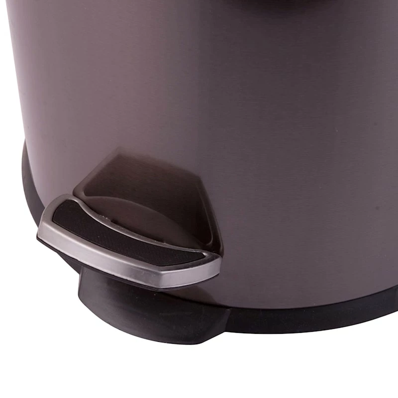 30l Black Stainless Steel Trash Can With Bonus 5l Bin 3 30l Black Stainless Steel Trash Can With Bonus 5l Bin - Image 3