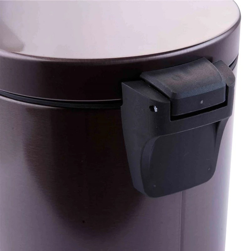 30l Black Stainless Steel Trash Can With Bonus 5l Bin 4 30l Black Stainless Steel Trash Can With Bonus 5l Bin - Image 4
