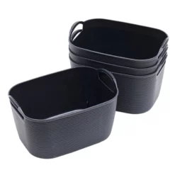 4-Piece Storage Basket Lines, Small