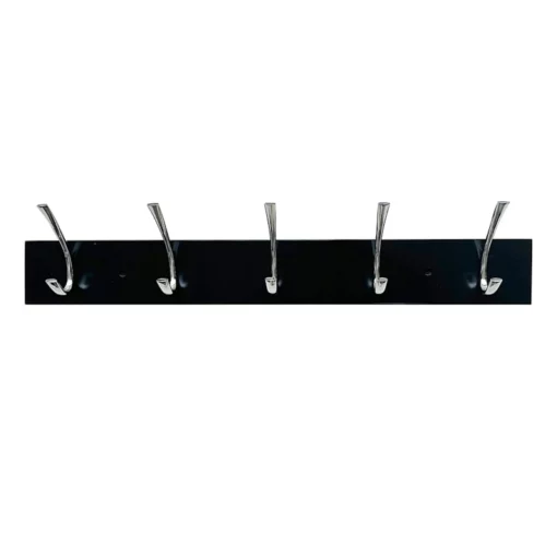 5-Hook Modern Wall Hanger, Espresso 1 5-Hook Modern Wall Hanger, Espresso -Storage Sales Store 5 hook modern wall hanger espresso