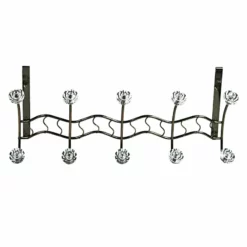 5-Hook Over The Door Hanger, Bronze