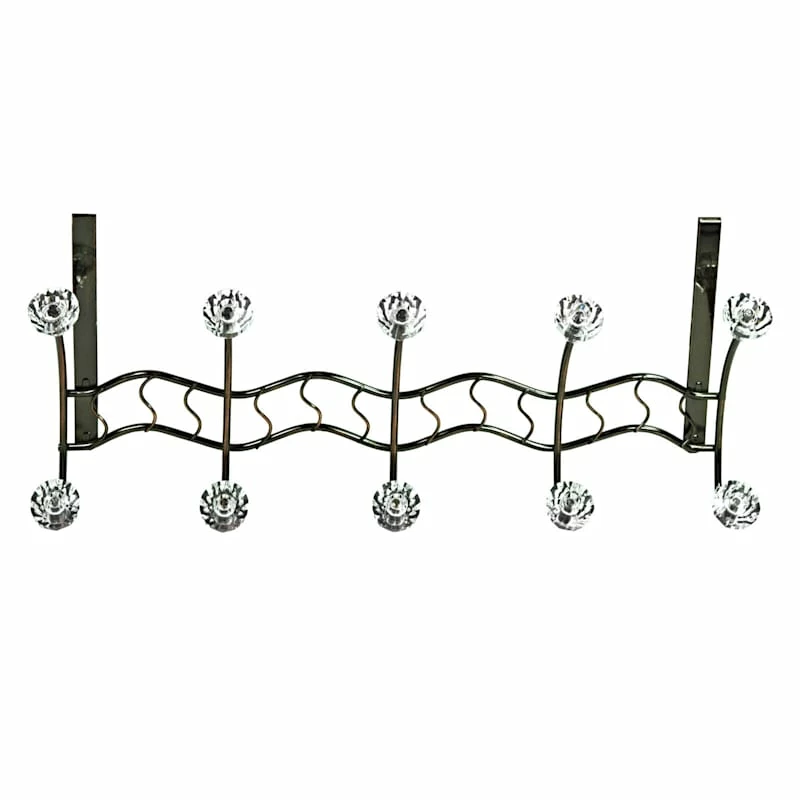 5-Hook Over The Door Hanger, Bronze 1 5-Hook Over The Door Hanger, Bronze