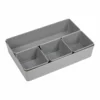5-Pack Drawer Bin, Grey