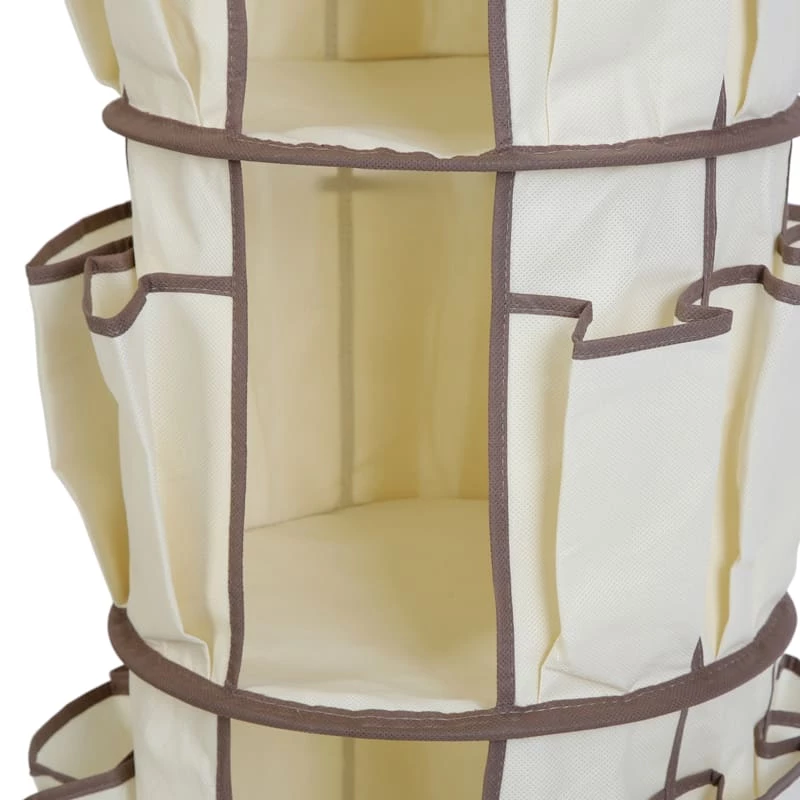 5-Tier Carousel Organizer, Brown 3 5-Tier Carousel Organizer, Brown - Image 3
