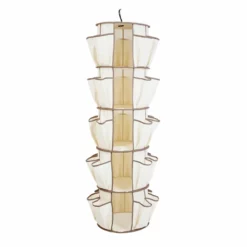 5-Tier Carousel Organizer, Brown