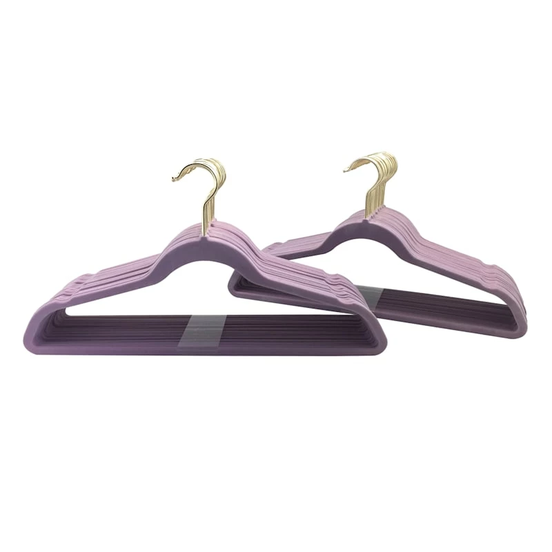 50-Pack Suit Hangers, Lavender 1 50-Pack Suit Hangers, Lavender