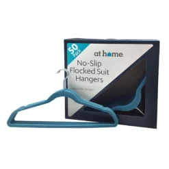 50-Pack Velvet Suit Hangers, Denim Blue -Storage Sales Store 50 pack velvet suit hangers denim blue 3