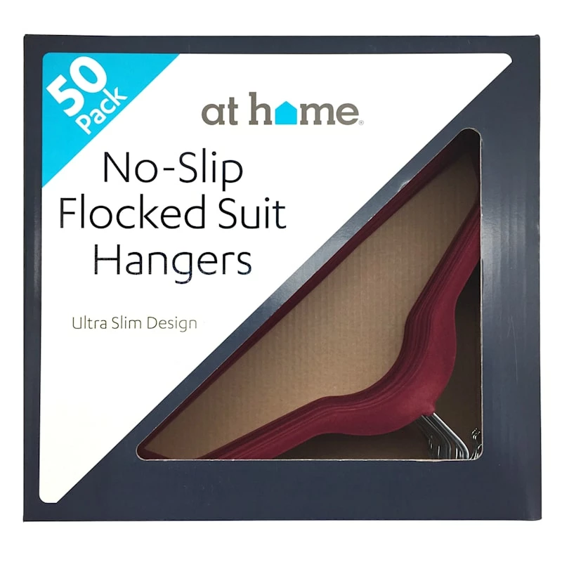 50-Pack Velvet Suit Hangers, Fuchsia 3 50-Pack Velvet Suit Hangers, Fuchsia - Image 3