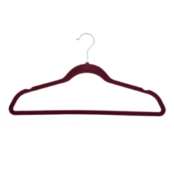 50-Pack Velvet Suit Hangers, Fuchsia