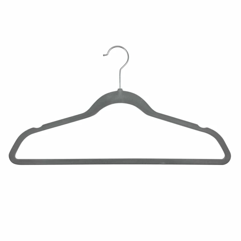 50-Pack Velvet Suit Hangers, Grey 1 50-Pack Velvet Suit Hangers, Grey