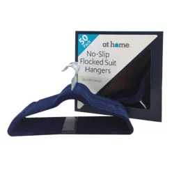 50-Pack Velvet Suit Hangers, Navy Blue