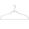 50-Pack Velvet Suit Hangers, Pearl White
