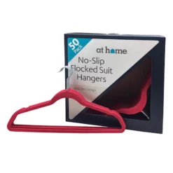 50-Pack Velvet Suit Hangers, Raspberry Red 9 50-Pack Velvet Suit Hangers, Raspberry Red -Storage Sales Store 50 pack velvet suit hangers raspberry red 2