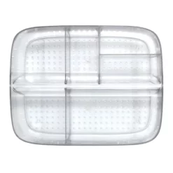 6-Section Clear Storage Bin