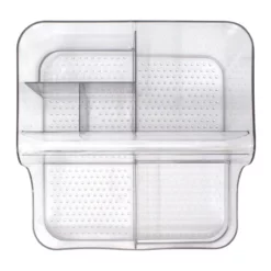 6-Section Clear Storage Bin, Extra Large