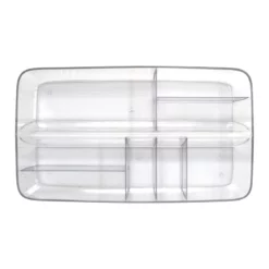 8-Section Clear Storage Bin