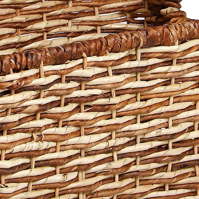 Bacburi Woven Abaca Shelf Tote, Large 2 Bacburi Woven Abaca Shelf Tote, Large - Image 2