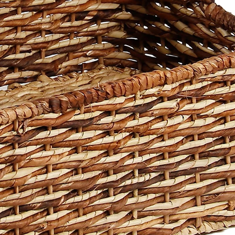 Bacburi Woven Abaca Under The Bed Storage Basket, Medium 2 Bacburi Woven Abaca Under The Bed Storage Basket, Medium - Image 2