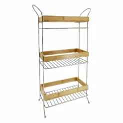 Bamboo Wood Storage Stand