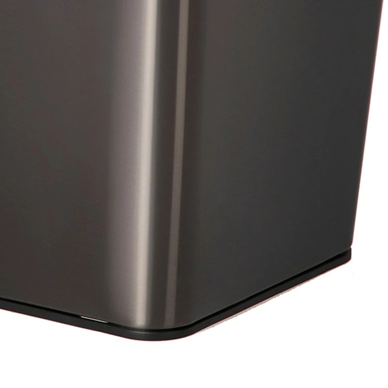 Black Stainless Steel Open Top Bin, 11.7l 3 Black Stainless Steel Open Top Bin, 11.7l - Image 3