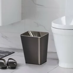 Black Stainless Steel Open Top Bin, 11.7l 9 Black Stainless Steel Open Top Bin, 11.7l -Storage Sales Store black stainless steel open top bin 11.7l 4