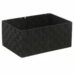 Black Weave Under The Bed Storage Basket, Large