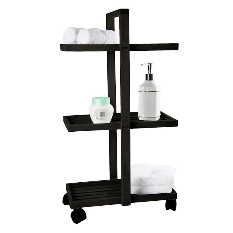 Borneo Utility Trolley, Black 1 Borneo Utility Trolley, Black